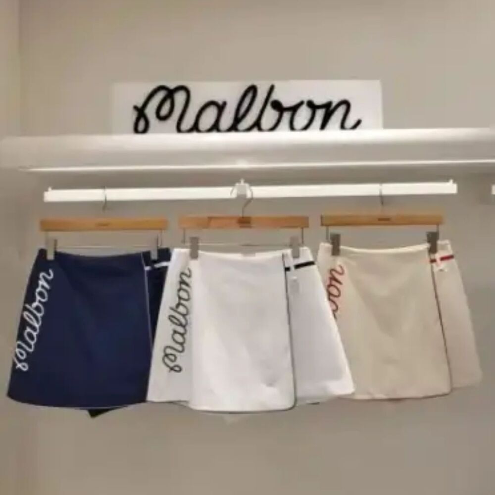 Malbon Golf Skirt Stylish Anti-Exposure Sports Casual Versatile Mini Skirt